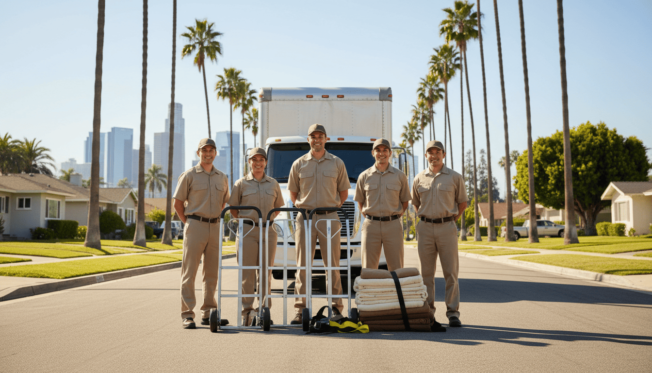 Side-by-side comparison of top-rated moving companies serving Los Angeles in 2026